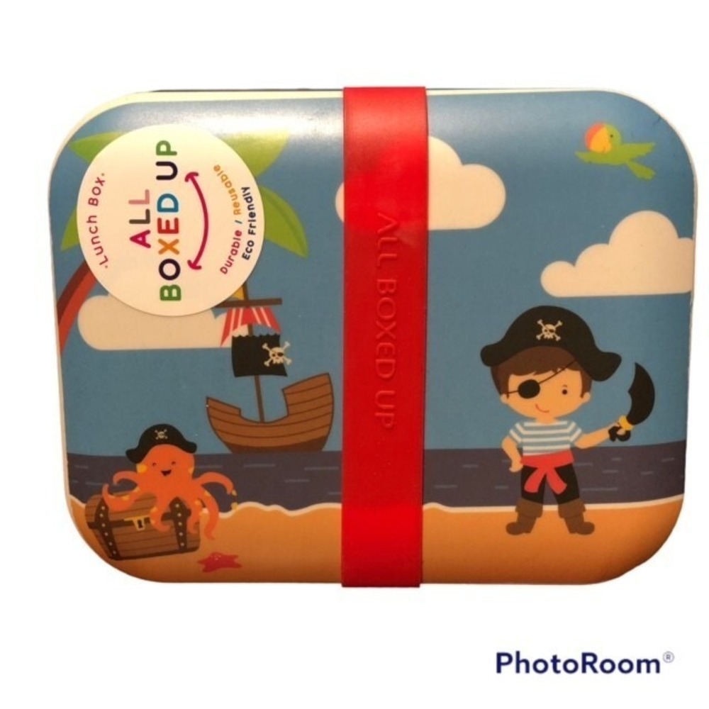 Eco One All Boxed Up Pirate Lunch Box Durable Reusable Eco Friendly New